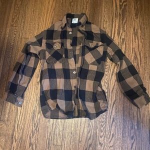 Brown Rothco flannel. Small